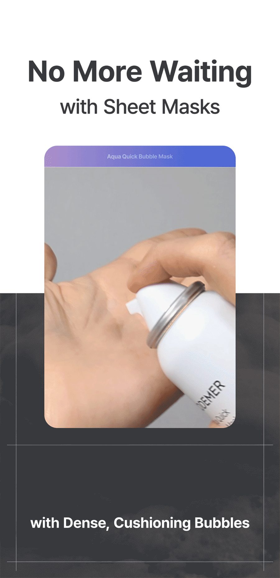 COCODEMER Aqua Quick Bubble Mask — تفاصيل 2