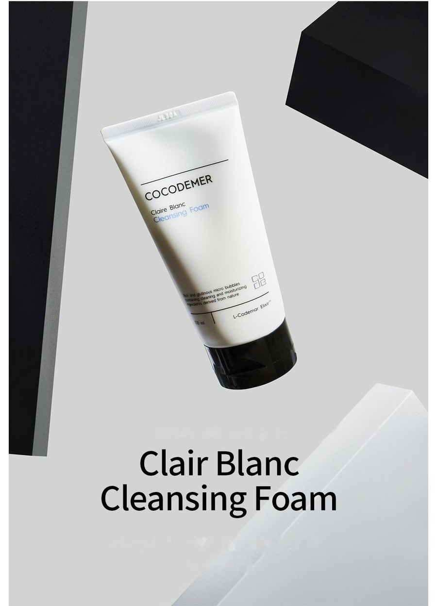 COCODEMER Clair Blanc Cleansing Foam